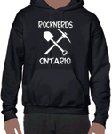 Rocknerds Ontario Black No-Zipper Dry Blend Hoodie