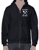 Rocknerds Ontario Black Full-Zipper Dry Blend Hoodie