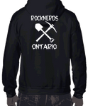 Rocknerds Ontario Black Full-Zipper Dry Blend Hoodie