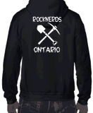 Rocknerds Ontario Black Full-Zipper Dry Blend Hoodie