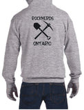 Rocknerds Ontario Grey Full-Zipper Dry Blend Hoodie