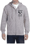 Rocknerds Ontario Grey Full-Zipper Dry Blend Hoodie