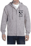 Rocknerds Ontario Grey Full-Zipper Dry Blend Hoodie